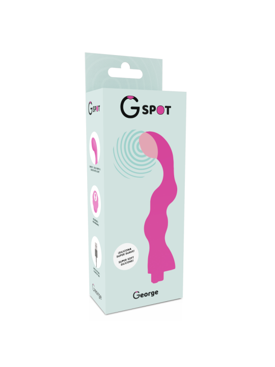 G-SPOT - GEORGE VIBRADOR PUNTO G ROSA CHICLE