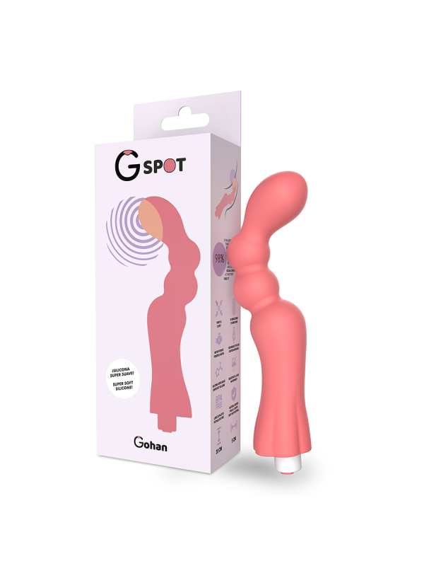 G-SPOT - GOHAN VIBRADOR PUNTO G LIGHT RED