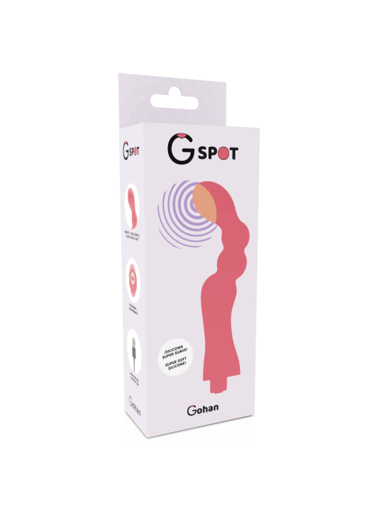 G-SPOT - GOHAN VIBRADOR PUNTO G LIGHT RED