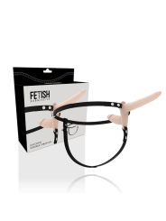 FETISH SUBMISSIVE HARNESS - DOBLE PENETRACIÓN FLESH