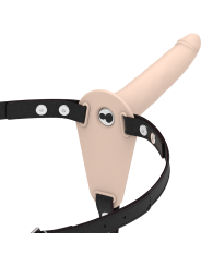 FETISH SUBMISSIVE HARNESS - VIBRADOR SILICONA FLESH 15 CM
