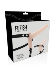 FETISH SUBMISSIVE HARNESS - VIBRADOR SILICONA FLESH 15 CM