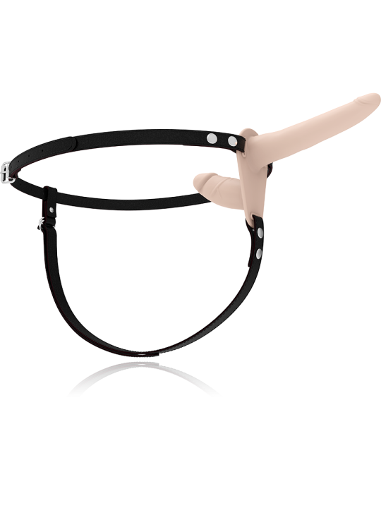 FETISH SUBMISSIVE HARNESS - DOBLE PENETRACIÓN VIBRADOR FLESH UP