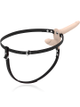 FETISH SUBMISSIVE HARNESS - DOBLE PENETRACIÓN VIBRADOR FLESH UP