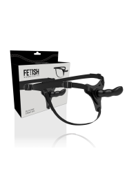 FETISH SUBMISSIVE HARNESS - SILICONA NEGRO G-SPOT 16 CM