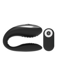 BRILLY GLAM - WE LOVE VIBRADOR PARA PAREJAS CONTROL REMOTO NEGRO