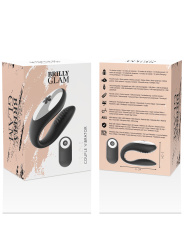 BRILLY GLAM - WE LOVE VIBRADOR PARA PAREJAS CONTROL REMOTO NEGRO