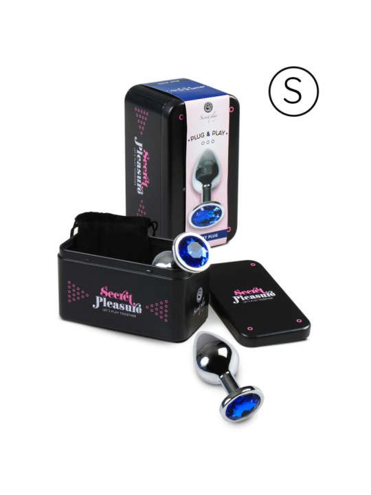SECRETPLAY - ANAL PLUG AZUL S