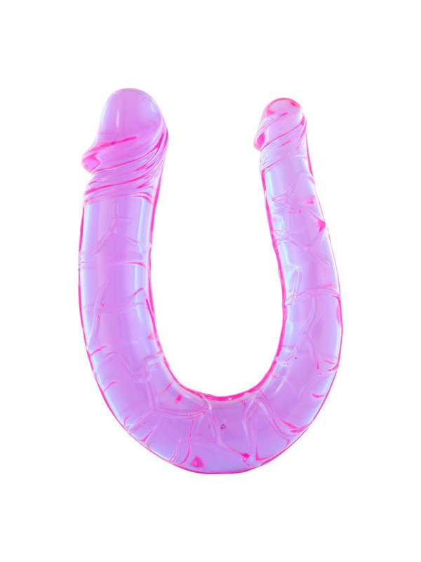 SEVEN CREATIONS - PENE CON DOS CABEZAS DE GELATINA FLEXIBLE