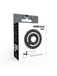 ADDICTED TOYS - POTENZ SET ANILLOS PENE NEGRO