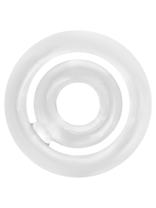 ADDICTED TOYS - POTENZ SET ANILLOS PENE CLEAR