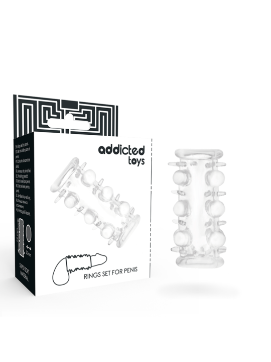 ADDICTED TOYS - FUNDA PENE CLEAR