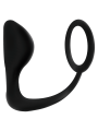 ADDICTED TOYS - PLUG ANAL CON ANILLO PENE NEGRO