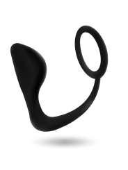 ADDICTED TOYS - PLUG ANAL CON ANILLO PENE NEGRO