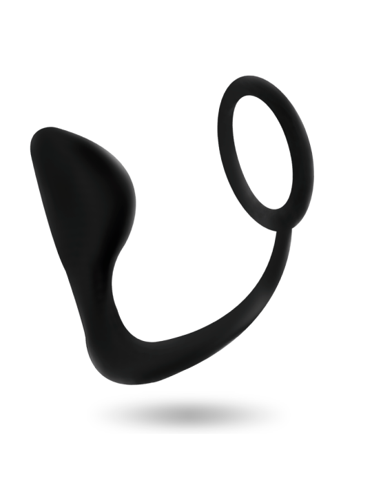 ADDICTED TOYS - PLUG ANAL CON ANILLO PENE NEGRO