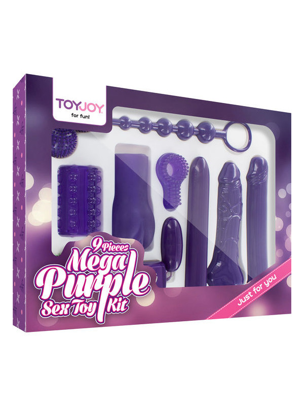TOYJOY - JUST FOR YOU MEGA PURPLE SEX TOY KIT