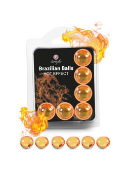 SECRETPLAY - SET 6 BRAZILIAN BALLS EFECTO CALOR