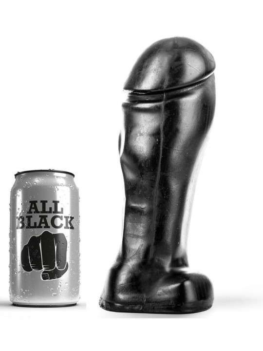 ALL BLACK - DONG 22 CM PUNTA ANCHA
