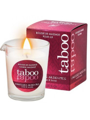 RUF - TABOO VELA DE MASAJE PARA ÉL CARESSES ARDENTES AROMA HELECHO