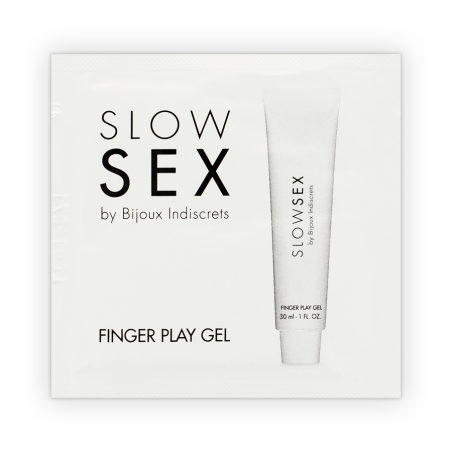 BIJOUX INDISCRETS - SLOW SEX GEL DE MASAJE CON DEDOS FINGER PLAY MONODOSIS