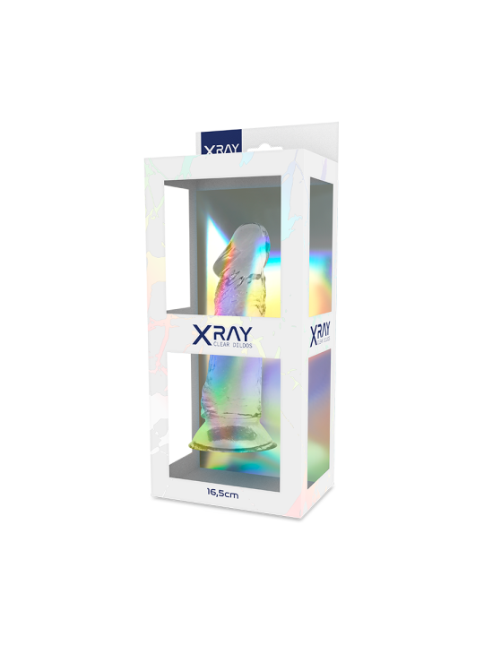 XRAY CLEAR DILDO TRANSPARENTE 16.5CM X 4CM