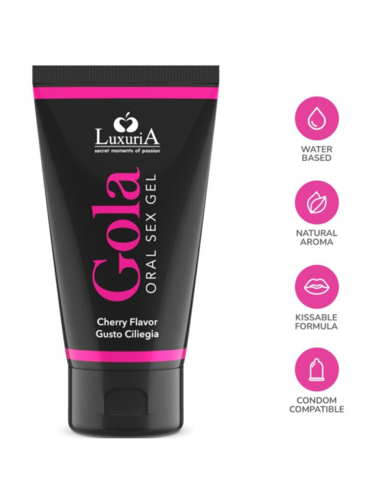 INTIMATELINE LUXURIA - GOLA GEL ORAL CEREZA 50 ML