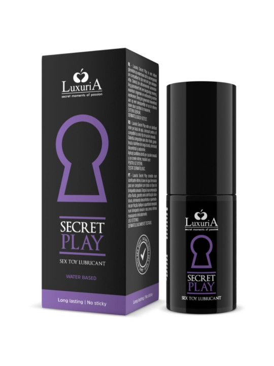 INTIMATELINE LUXURIA - LUBRICANTE PARA JUGUETES SECRET PLAY 30 ML