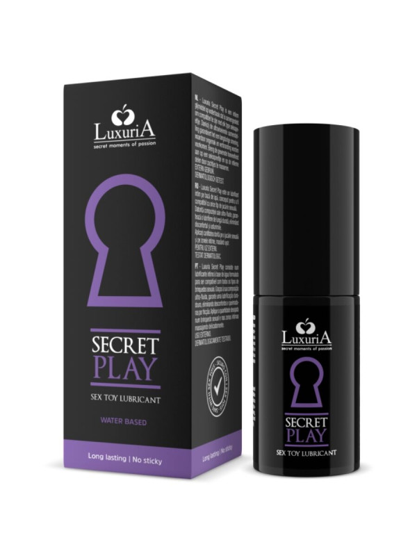 INTIMATELINE LUXURIA - LUBRICANTE PARA JUGUETES SECRET PLAY 30 ML