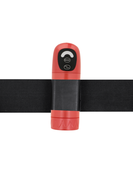 HARNESS ATTRACTION - ARNÉS DANIEL CON VIBRACIÓN Y ROTACIÓN 18 CM -O- 3.5 CM