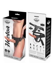 HARNESS ATTRACTION - ARNÉS VIBRADOR HECTOR 20 CM -O- 3.5 CM