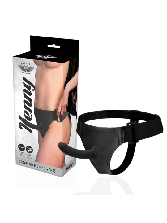 HARNESS ATTRACTION - ARNÉS SILICONA KENNY 15 CM -O- 3.2 CM