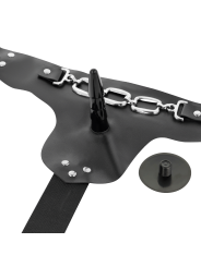 HARNESS ATTRACTION - ARNÉS GEORGE REALÍSTICO VIBRADOR 19 CM -O- 4 CM