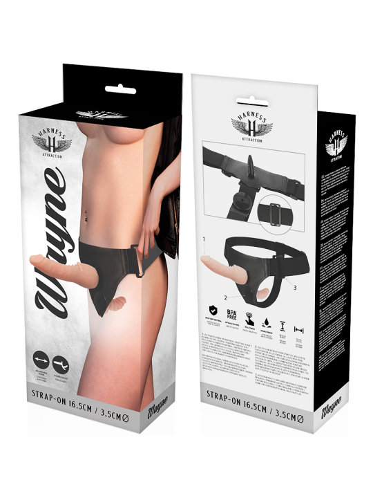 HARNESS ATTRACTION - WAYNE DOBLE PENETRACIÓN 16.5 CM -O- 3.5 CM