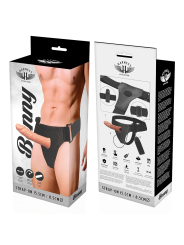 HARNESS ATTRACTION - ARNÉS HUECO BENNY CON VIBRADOR 15 CM -O- 4.5 CM