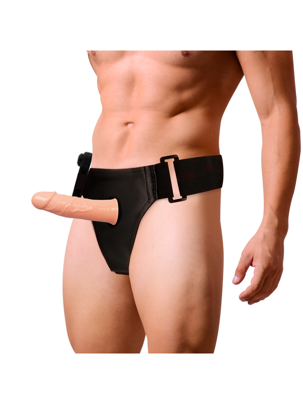 HARNESS ATTRACTION - ARNÉS HUECO GREGORY CON VIBRADOR 16.5 CM -O- 4.3 CM