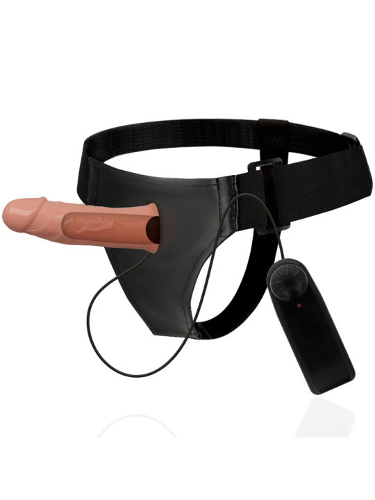 HARNESS ATTRACTION - ARNÉS HUECO GREGORY CON VIBRADOR 16.5 CM -O- 4.3 CM
