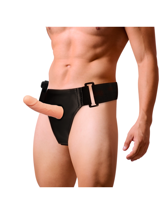 HARNESS ATTRACTION - ARNÉS HUECO MARCOS CON VIBRADOR 15 CM -O- 5 CM