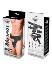 HARNESS ATTRACTION - ARNÉS HUECO MARCOS CON VIBRADOR 15 CM -O- 5 CM