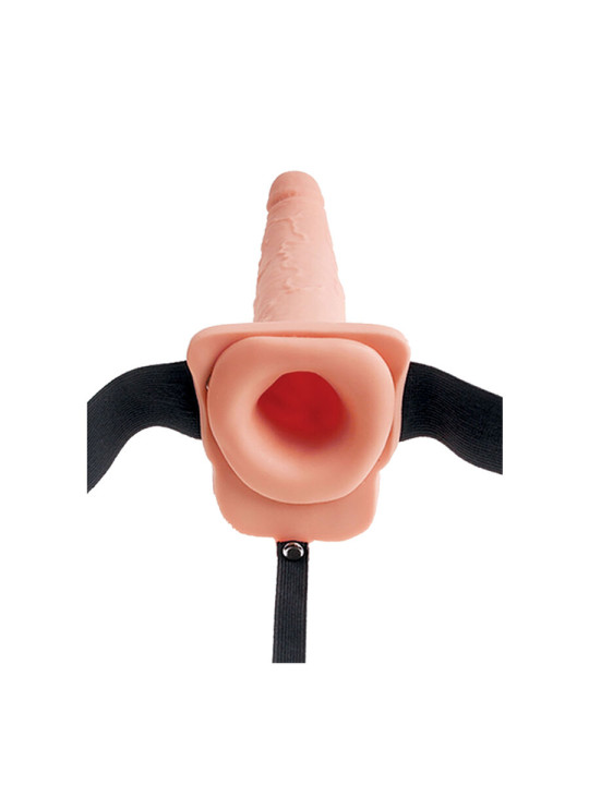 FETISH FANTASY SERIES - ARNÉS CON PENE REALÍSTICO EYACULADOR 22,9CM