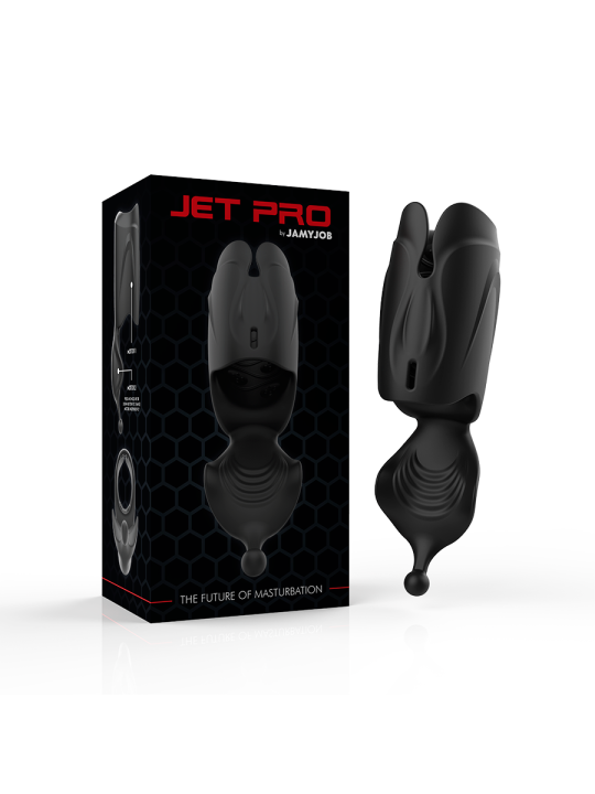 JAMYJOB - MASTURBADOR STROKER VIBRADOR 2 MOTORES