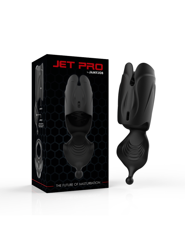 JAMYJOB - MASTURBADOR STROKER VIBRADOR 2 MOTORES