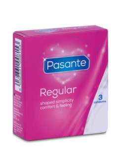 PASANTE - CONDOM GAMA REGULAR 3 UNIDADES