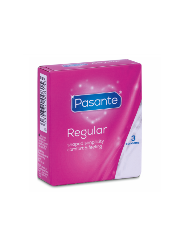 PASANTE - CONDOM GAMA REGULAR 3 UNIDADES
