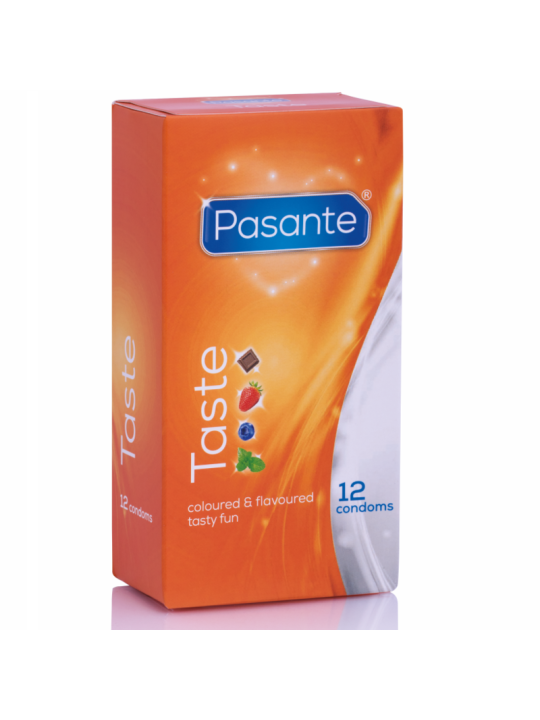 PASANTE - PRESERVATIVOS SABORES 12 UNIDADES