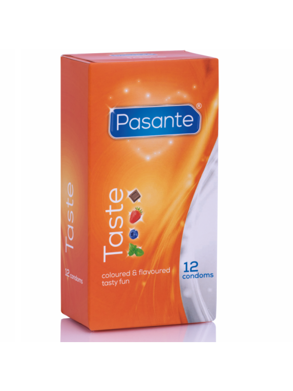 PASANTE - PRESERVATIVOS SABORES 12 UNIDADES