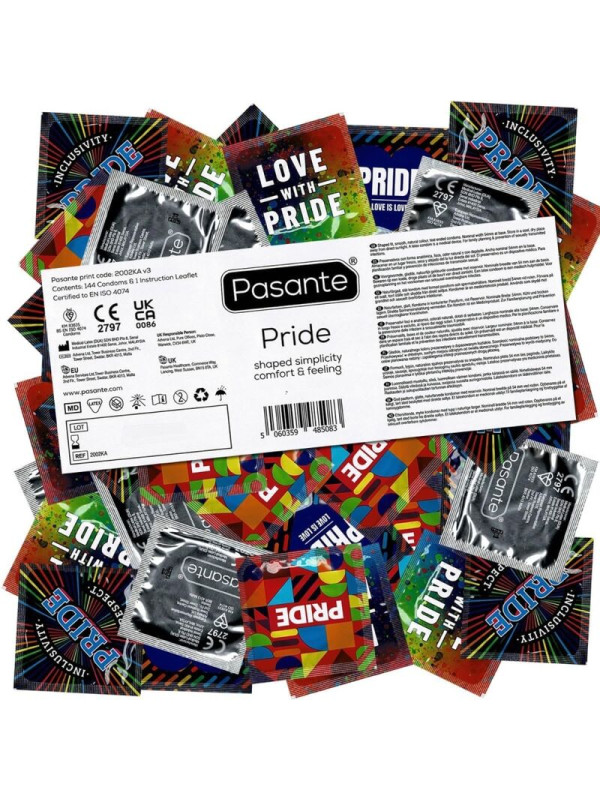 PASANTE - FORMATO PRIDE 144 PACK PRESERVATIVOS