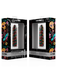 CUSTOM BULLETS - BALA RECARGABLE SKULL 10 INTENSIDADES