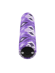 CUSTOM BULLETS - BALA RECARGABLE SNAKE LILA 10 INTENSIDADES