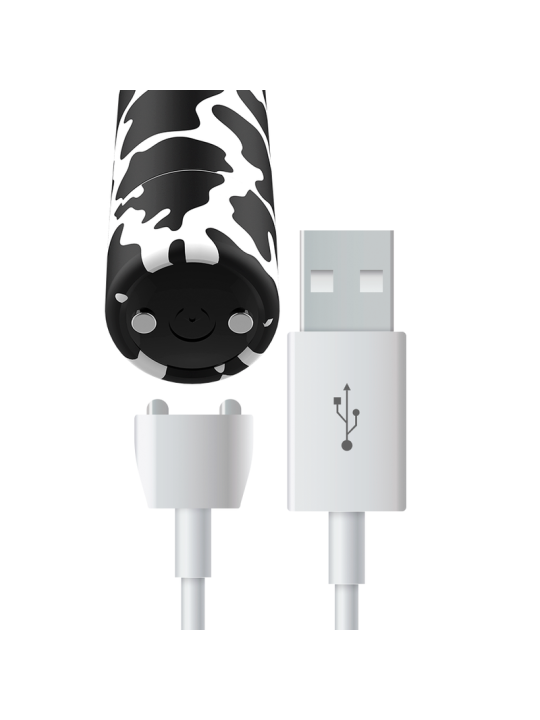 CUSTOM BULLETS - BALA RECARGABLE COW 10 INTENSIDADES