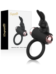 COQUETTE CHIC DESIRE - COCK RING ANILLO VIBRADOR NEGRO / GOLD